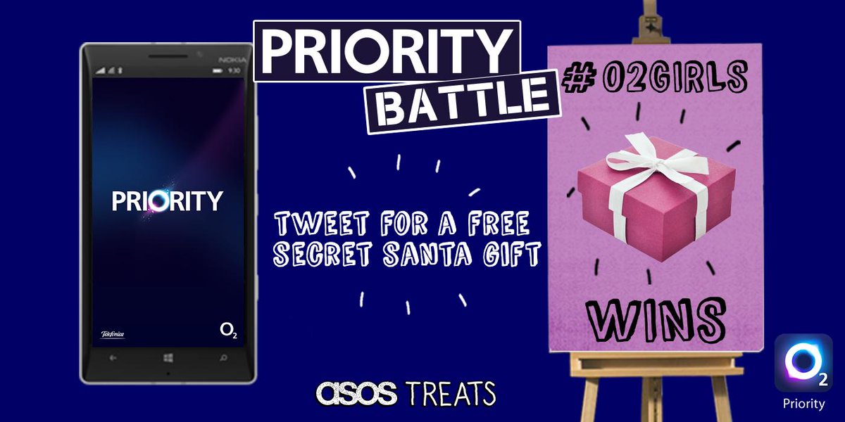 O2's tweet photo. #O2girls wins! Get a free Secret Santa gift for the ladies from @ASOS on the #O2Priority app - http://t.co/jjK32gKNPG http://t.co/iZKbppZAkA