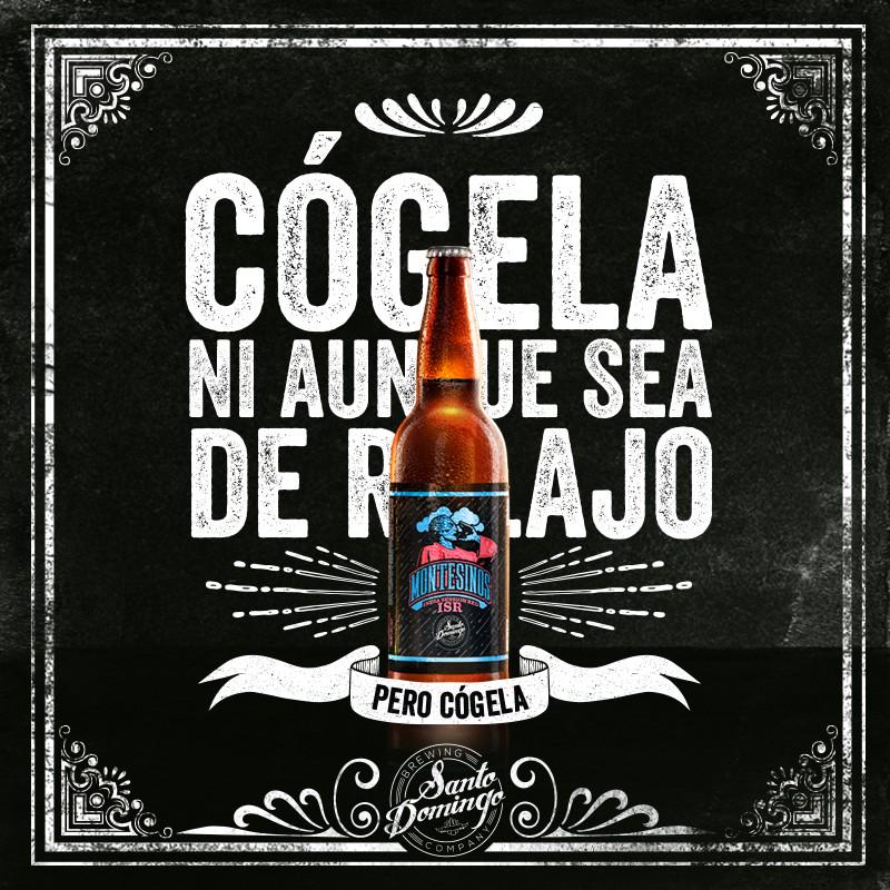 SDBrewingCo's tweet photo. "Cógela ni aunque sea de relajo. Pero cógela" 

#montesinos #indiasessionred  #caché #santodomingo #beer #birra #sdbc http://t.co/XVRf4Sxt2D
