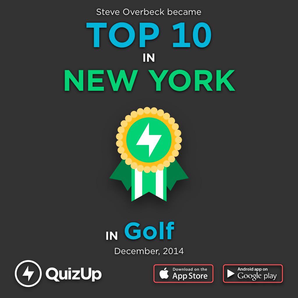 SteveOverbeck's tweet photo. Woohoo! I’m Top 10 in Golf on @QuizUp http://t.co/WZbbEYzG9L http://t.co/MjIDg9Mtmi