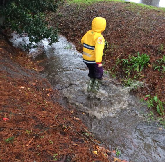 childinspired's tweet photo. The Northern California rainstorms of 2014 invite the children to jump and splash to their hearts content. #naturECE http://t.co/p4bQK0BWK1