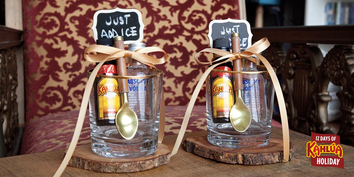 Kahlua's tweet photo. On the second day of #holiday Kahlúa gave to me … two #BlackRussian kits. #KahluaHoliday http://t.co/PevSZYybji