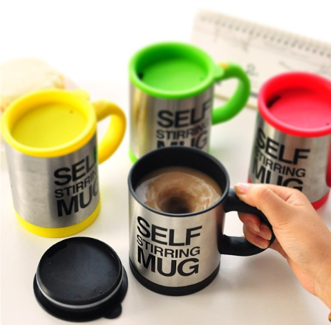 distaWD's tweet photo. Gak perlu repot bawa sendok self stirring mug, tinggal tekan tombol kuning di jempol. Muter sendiri IDR 170.000 http://t.co/FZtCEPLIrM