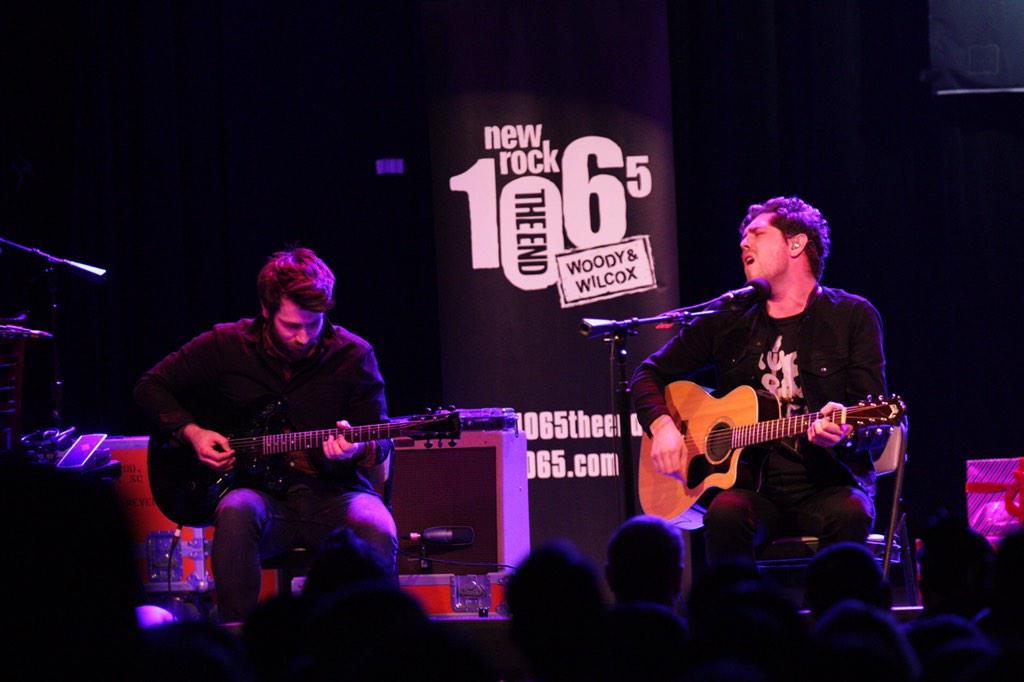 1065TheEnd's tweet photo. .@twinatlantic is killing it tonight at #NSAX! RT if you're here at @FillmoreNC with us! http://t.co/jI1NAkBMuK