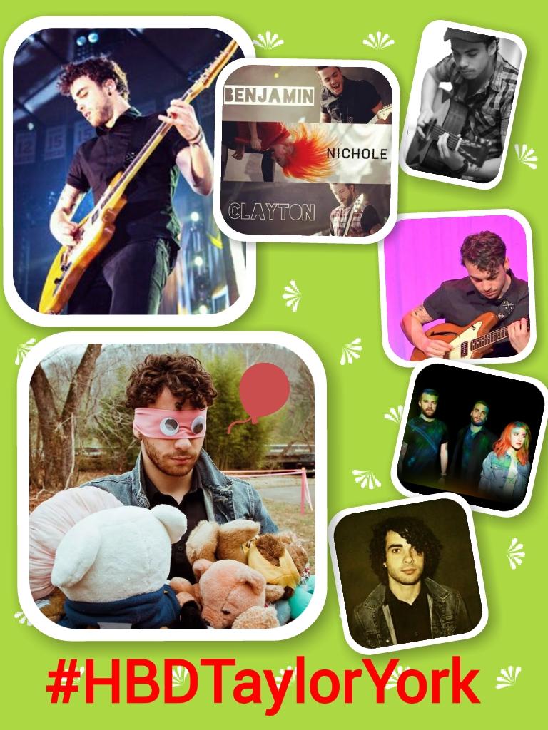 Se acerca el Happy Birthday de Taylor York. Paramore. 