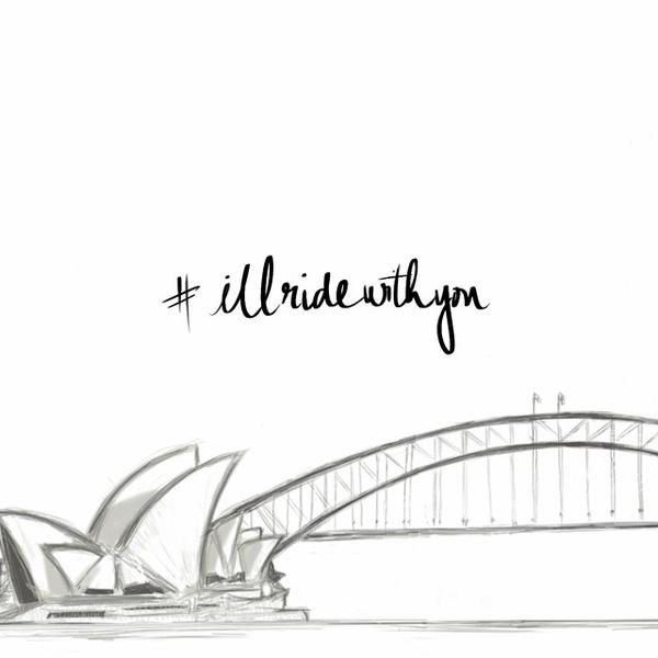 TLBDE1's tweet photo. Proud to be Australian, showing the world we insist on peace &amp; keeping it that way no matter what #illridewithyou http://t.co/tc2V5LsYUn