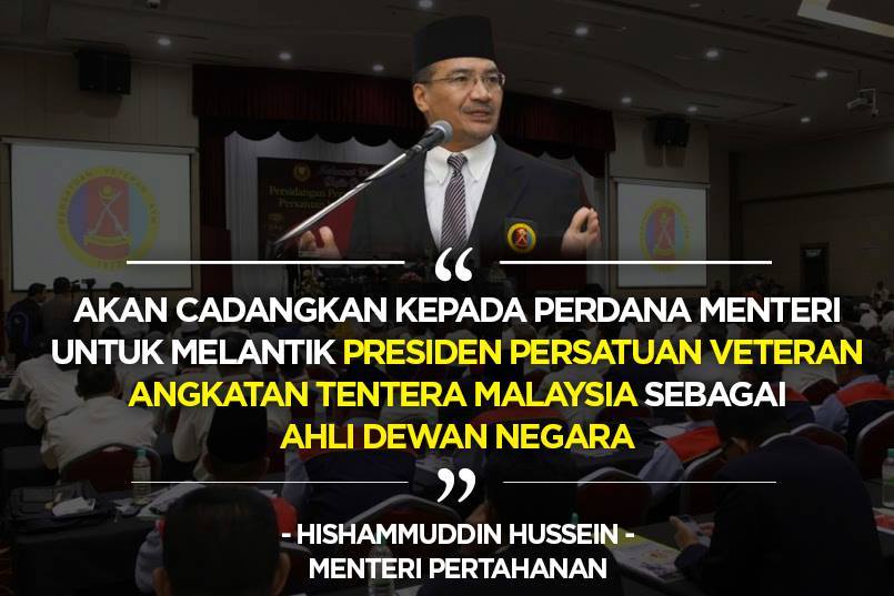 Cadangan YB Menteri Pertahanan Malaysia