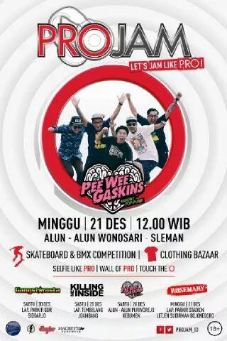 Yo Wonosari!!! #ProJam datang ke kota kalian!!!