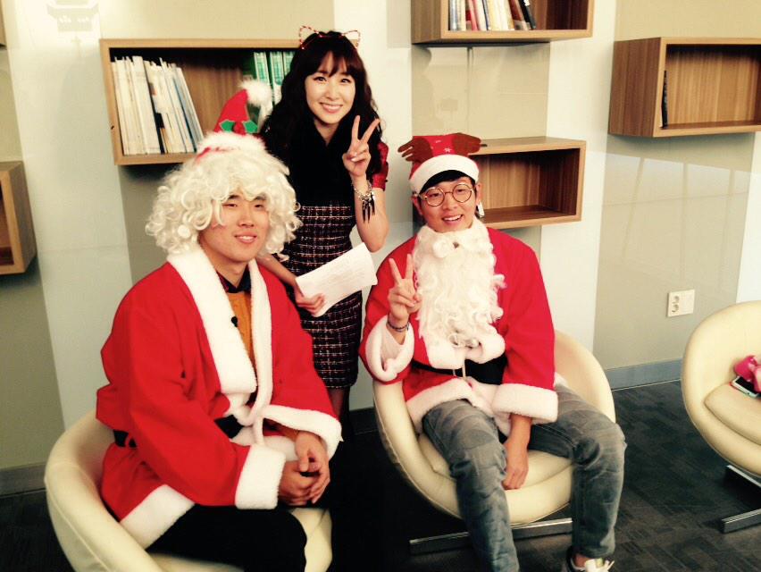 스포츠투나잇
크리스마스 특집편을 녹화하러 
잠실을 찾았습니다.