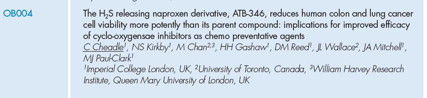 AntibeThera's tweet photo. British Pharmacology Society 2014: @AntibeCSO presents latest research on Antibe's first drug http://t.co/TxTSIBf39s http://t.co/jtambzNeOm