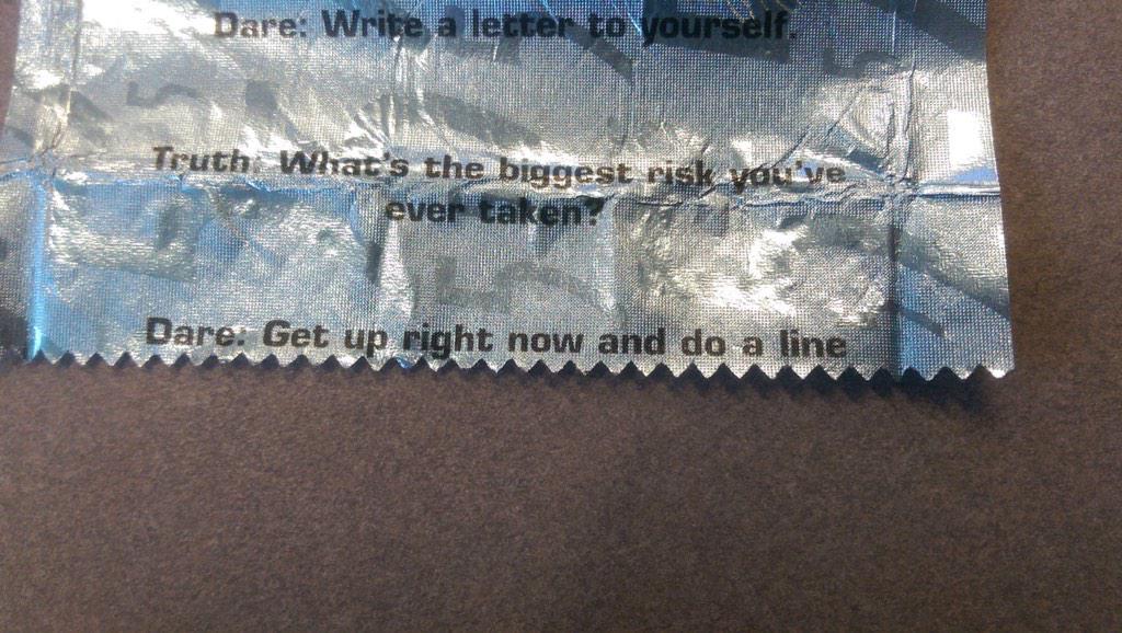 kyleolsenn's tweet photo. These 5 gum dares are getting pretty intense... http://t.co/H4xss0bT4X