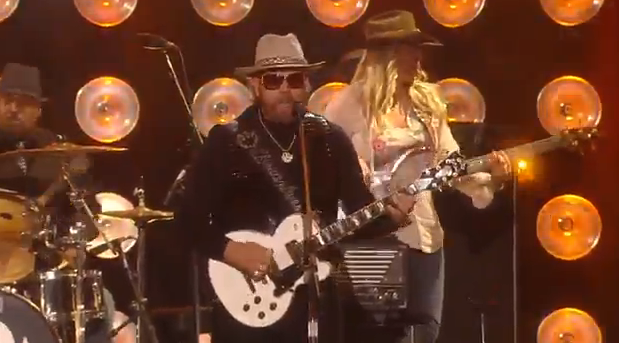 ACCAs's tweet photo. Give it up for #BROcephus himself, @HankJr! #ACCAwards http://t.co/v4rODO5eE5