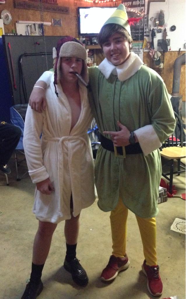 ripleybaseball's tweet photo. Best Dressed Winners were 1st Place, Cousin Eddie &amp; Runner Up, Buddy the Elf. http://t.co/kNL0rLnBtr