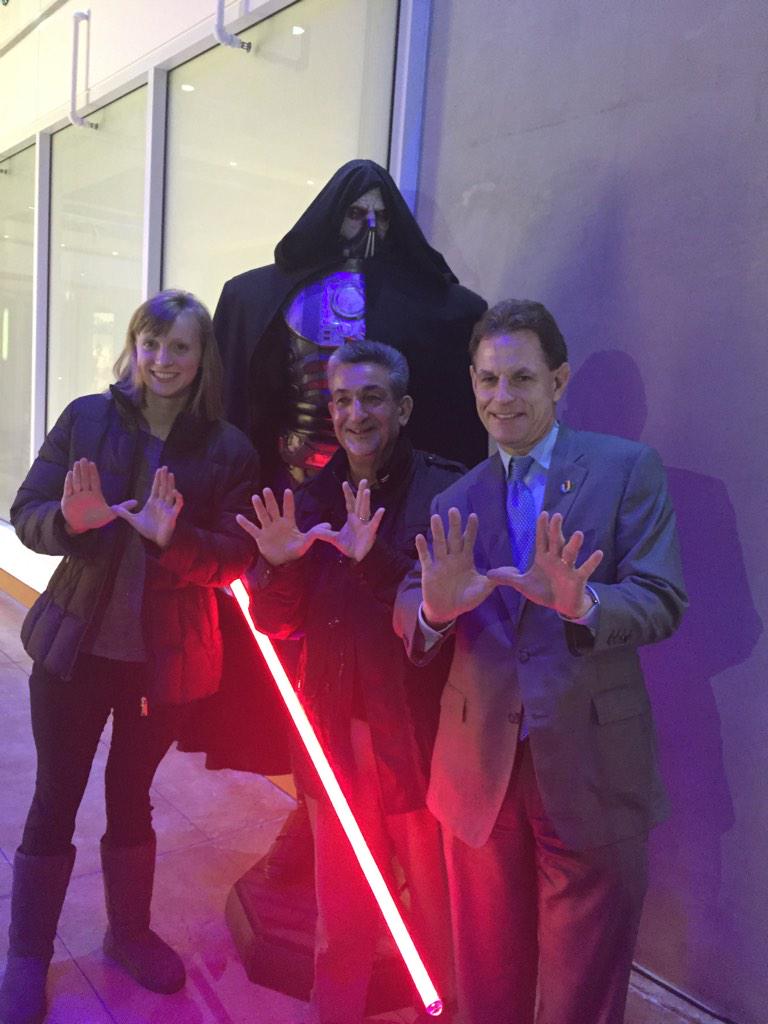 DC2024's tweet photo. #TBT to last December when @katieledecky, @TedLeonsis &amp; @Rramsey were spotted showing their #Unity! http://t.co/Xz9RurV9rW #DC2024