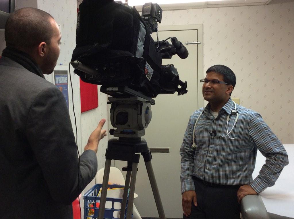 SVErie's tweet photo. Dr. Ravi Chekka being interviewed about #mumps on @WICU12 and @SEENewsHD tonight at 11. http://t.co/pdPfGy8LDp