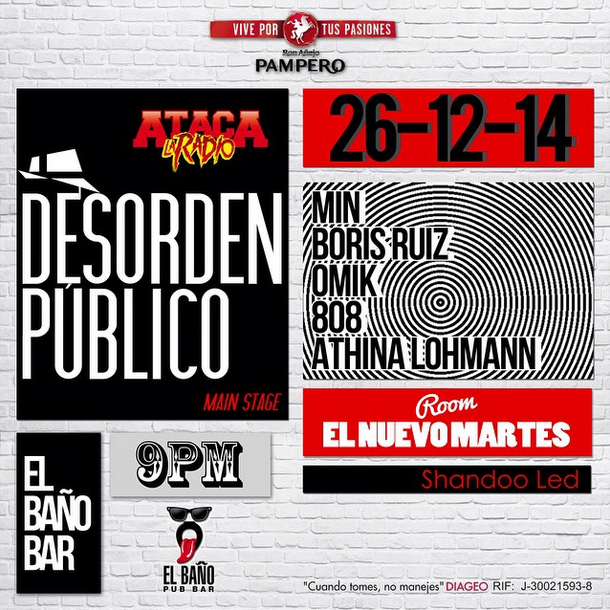 La fiesta de <a href="/atacalaradio/">Ataca La Radio</a> viene con todo y <a href="/desordenpublico/">Desorden Público</a> la conga en #ElBaño