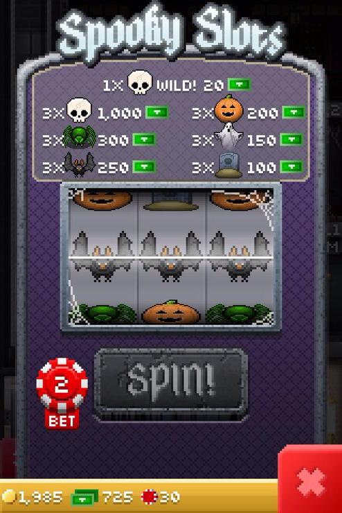 Mani_Kinoshita's tweet image. I just won 250 bux playing Spooky Slots in Tiny Tower Vegas!
#TinyTowerVegas #SpookySlots