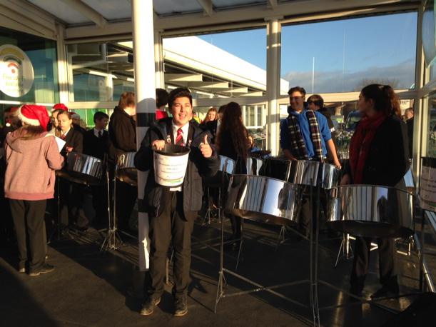 AsdaPeterlee's tweet photo. Shotton Hall Steel Band, Choir and brass band in today...Fab... http://t.co/7SYkop87rw