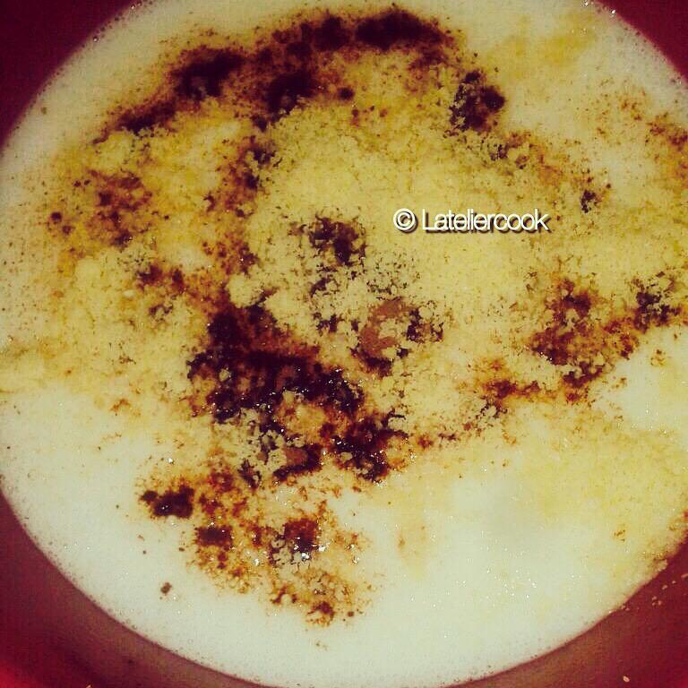 Lateliercook's tweet photo. #Breakfast #Crème #Anglaise #Noisette #Cacao #Amande #Amatullah http://t.co/3SC7NvjCfI