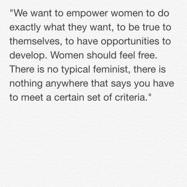 Powerful words by @EmWatson about what today's #feminist should strive to be... #HeForShe #UNWomenGoodwillAmbassador