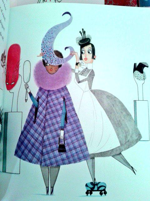 Happy birthday Madame Chapeau -heroine based on Isabella Blow. Divine. By Andrea Beaty, pics by David Roberts. 