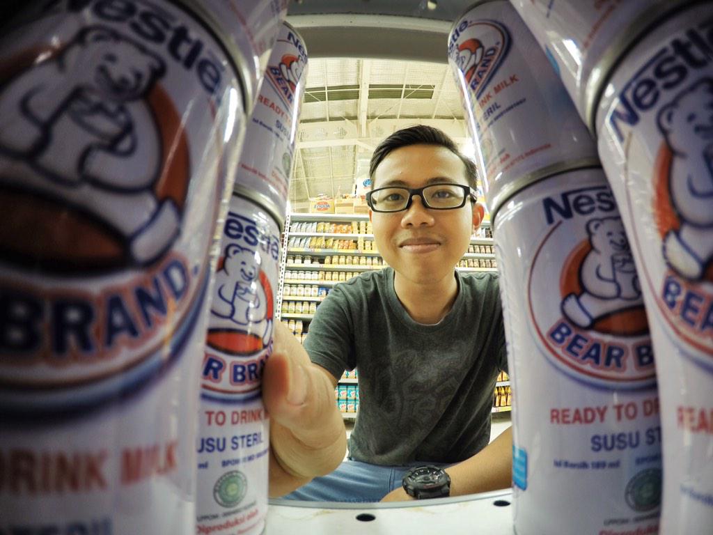 Belanja bulanan ga akan lupa beli minuman sehat #bearbrand yg baik utk tubuh #365Alasan
