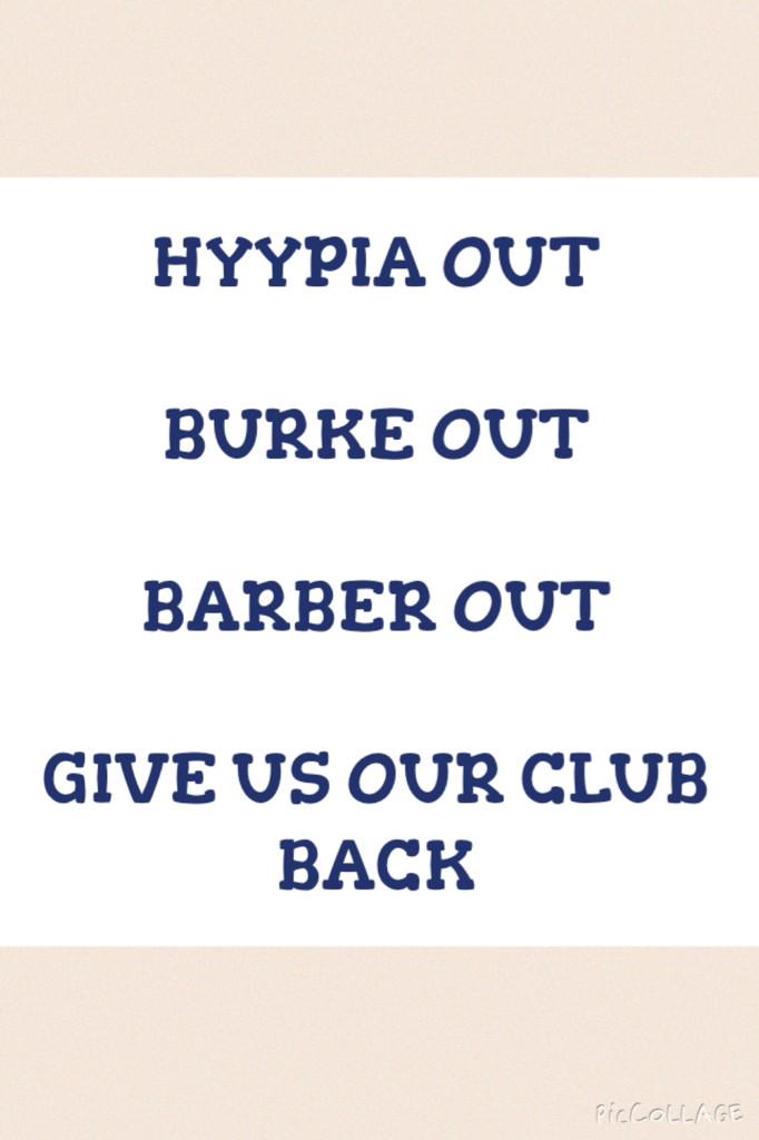 BennettsField's tweet photo. Burke and Barber met with Hyypia and Jones yesterday and decided they should stay. Clueless. #bhafc http://t.co/SOJXdG9WwY