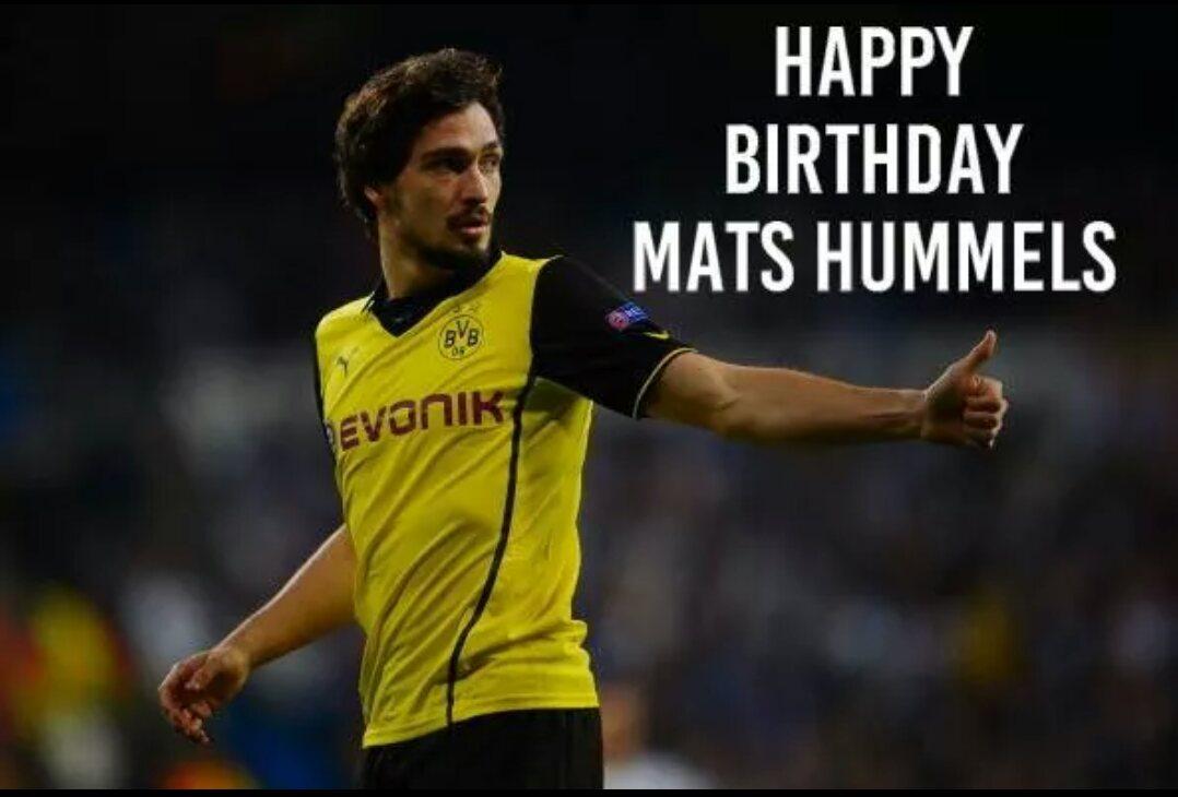 Happy Birthday Mats Hummels!       