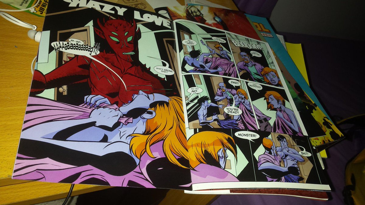 MrR0bb's tweet photo. @Oeming @takisoma @ImageComics digging the art #sinergy #loldemon #busted http://t.co/FAMTxR70aO