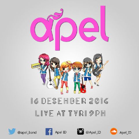 Adhit411's tweet photo. Nanti akan bnyk vitamin dari Apel di TVRI jam 9 malam...jgn ketinggalan,,, @Apel_Band http://t.co/SxaDuUwVeP