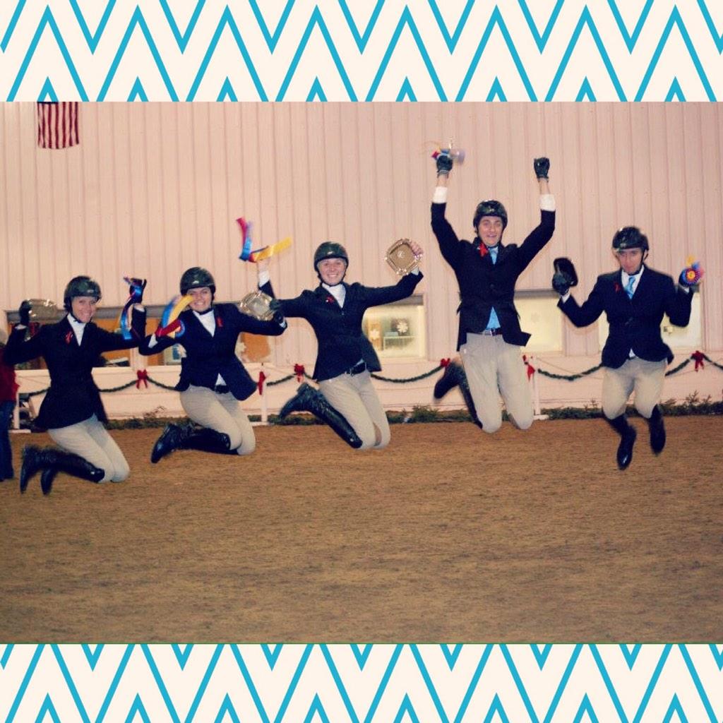 #tbt IHSA Invitationals December 2012 #ridefortheblue #ihsa #hunterjumper #teamwork