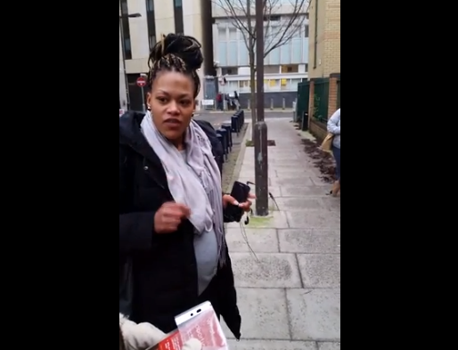 A pregnant woman slams anti-abortion protesters outside a clinic in London
buzzfeed.com/rossalynwarren…
