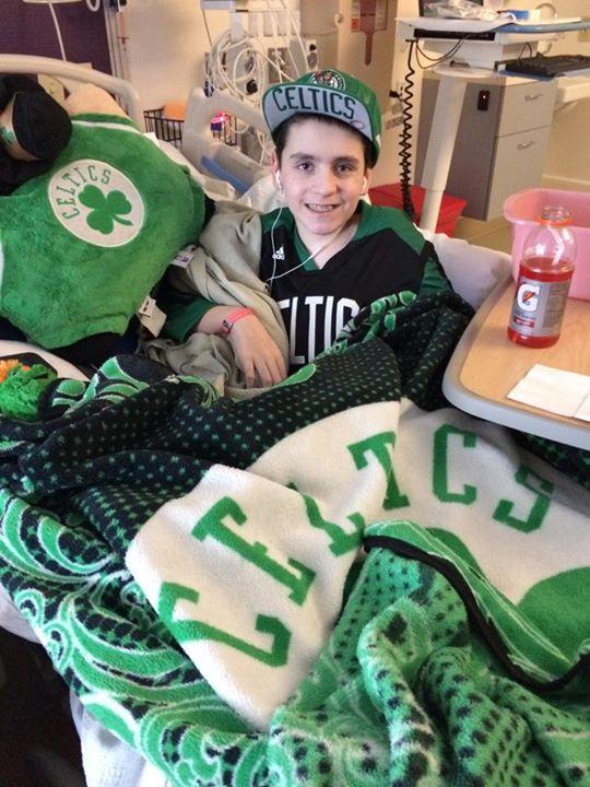 celtics's tweet photo. Good luck to Sean Farrell, one of our biggest fans, as he goes in for surgery today. Retweet to wish him luck. http://t.co/PjbvMdkX3e
