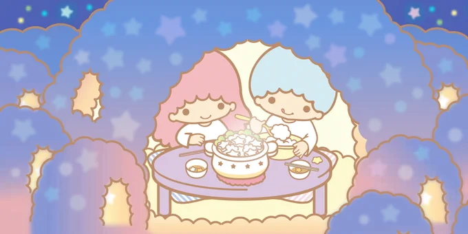 今夜は、くものかまくらで雪鍋なの☆ ふわふわな大根がおいしい…☆ 