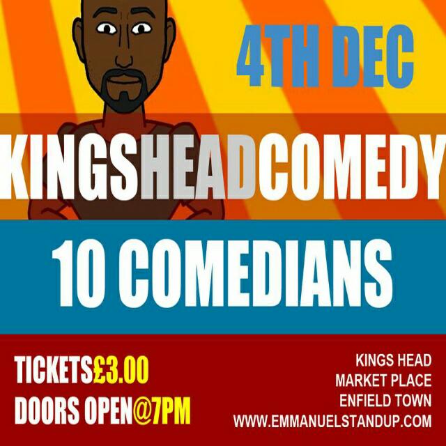 KingsHeadEN2's tweet image. Tonight @KingsHeadEN2 #comedy club hosted by @emmanuelstandup! Enjoy a delicious meal b4 - RT to get 25% off food!