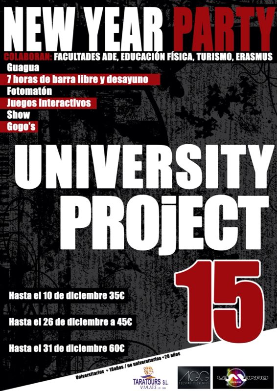 FindeAnoLP's tweet image. Primer cartel de Fin de Año:
NEW YEAR PARTY en Telde (hay guaguas desde Las Palmas)

¡Para +inf o entradas aquí!