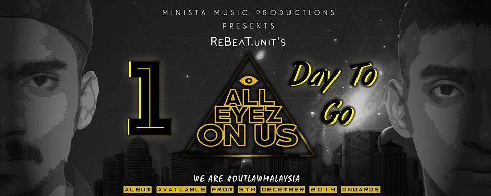ReBeaTunit's tweet photo. 1 DAY to go for #ReBeaTunit's debut album, #AllEyezOnUs to be released! We are #OutlawMalaysia ✌️:) http://t.co/bd1PHUQLCH
