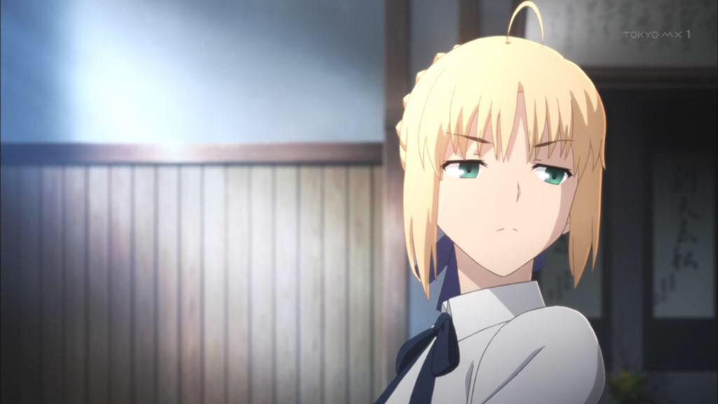 z_ng_'s tweet photo. ツンツンしててもセイバーはセイバー #fate08 http://t.co/qQqb4Xl6DO