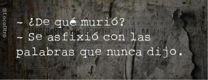 LocoOtro's tweet photo. Si decir lo que piensas trae problemas, callar mata http://t.co/MVyPQ56DzJ