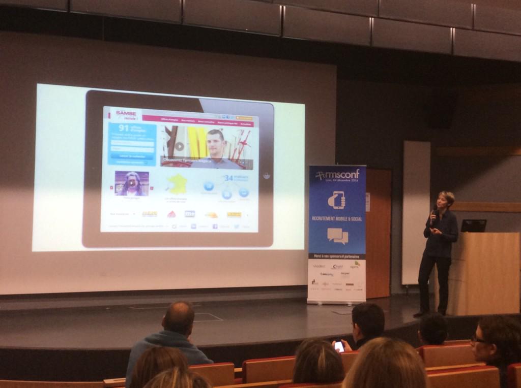 DamienArmente's tweet image. Le #GroupeSamse à l&apos;heure du recrutement mobile et social ? Réponse sur #rmsconf. Samse se met à la place du candidat