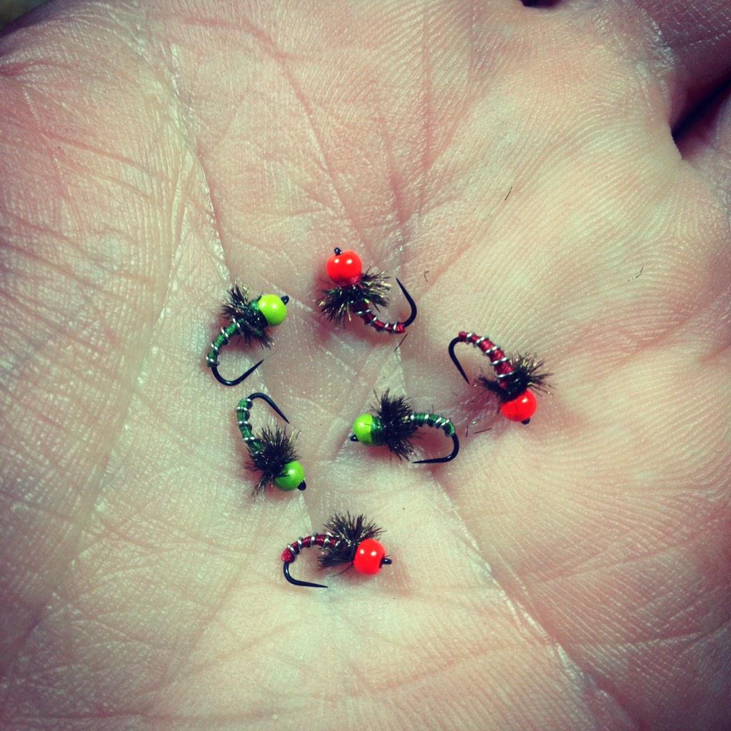 nickcobler's tweet photo. What are you tying up for winter #trouthunting? #drifter07 http://t.co/ZSOqmPzgJD