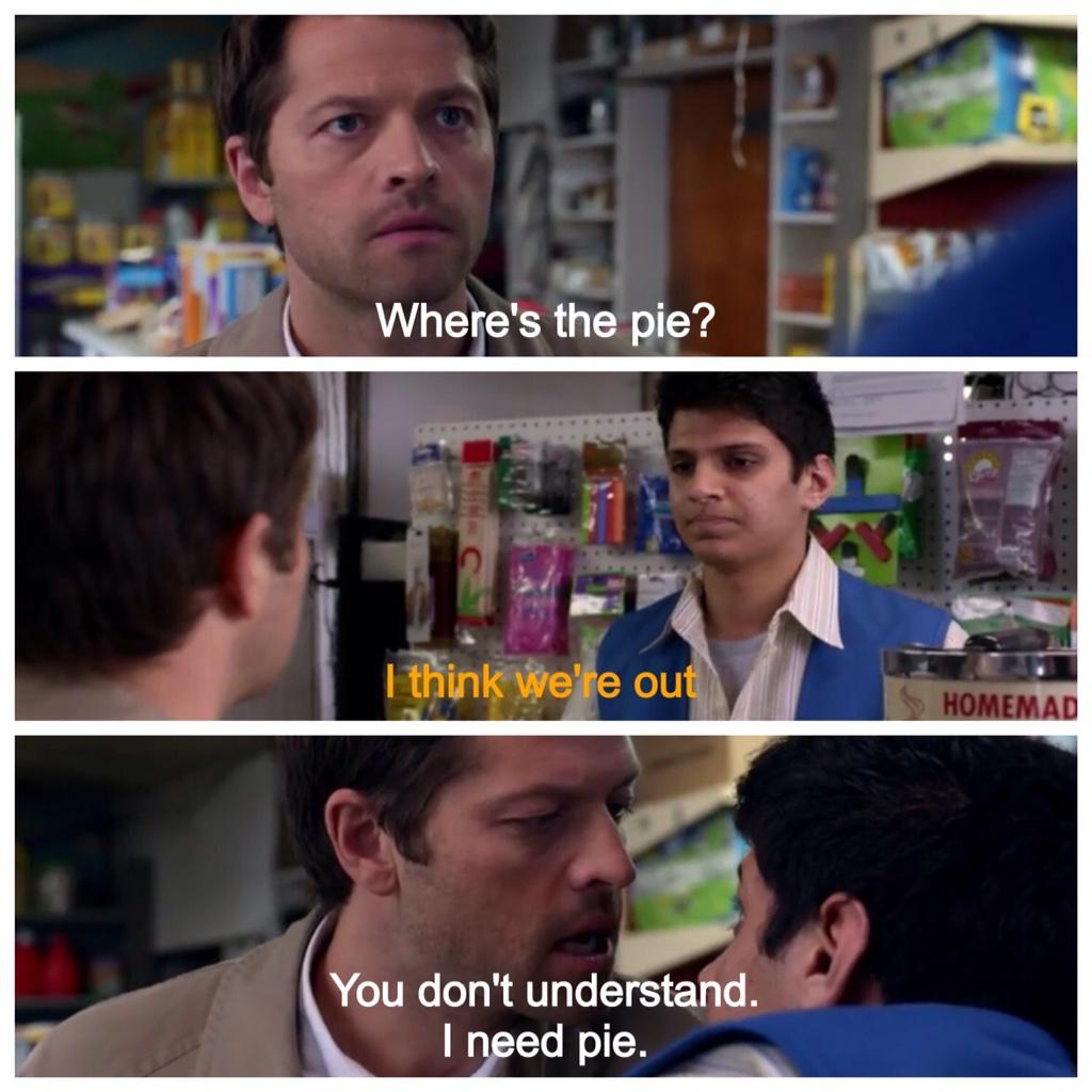 Что только не сделает Кас, чтобы порадовать любимого Дина
#Supernatural 
#неслэш 😳
#Destiel 😻