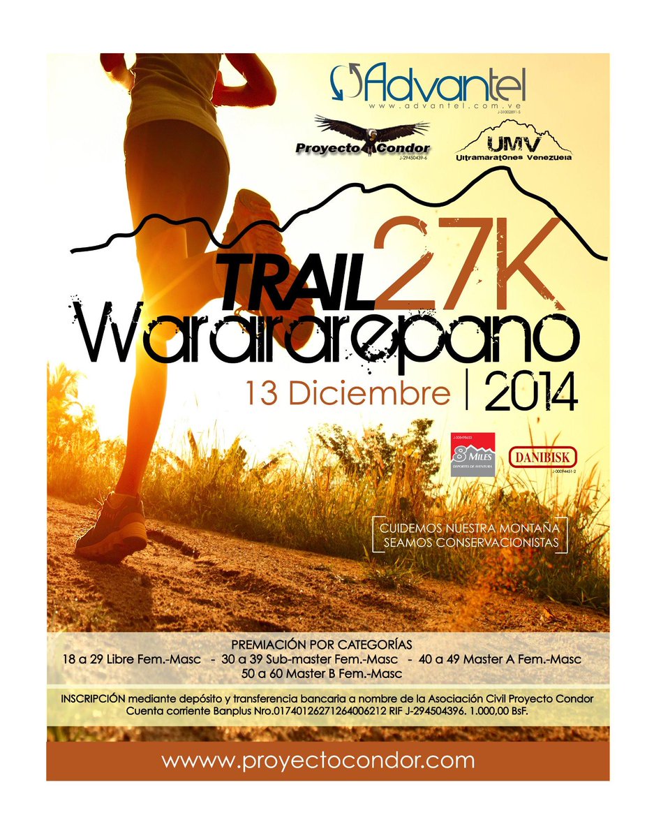 marygarcialba's tweet photo. @jesusleon1973 @ultramaratonve hoyUMV+Proyecto condor promocionando TRAILWARAIRAREPANO en romantica 10am Nataly Ordaz http://t.co/iFHdibOKg4
