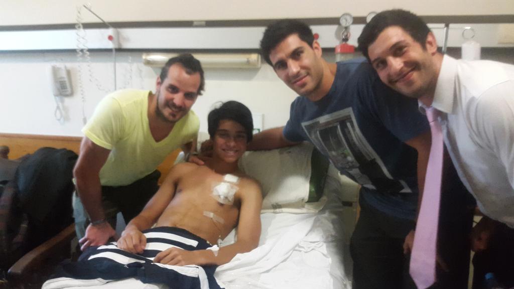 Una linda visita a maxi que se esta recuperando de a poco. <a href="/francomassucco/">Franco Massucco</a> <a href="/pituflec/">roman pitu miralles</a> <a href="/RugbyCLC/">Rugby CLC</a> <a href="/UniondeRosario/">U.R.R.</a>
