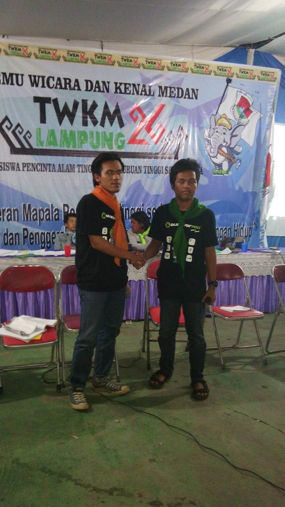 Selamat pd <a href="/kpa_arkadia/">KPA ARKADIA UIN JKT</a> atas terpilihnya sbg PKN yg akan menjalankan hasil TWKM XXVI <a href="/MAPALAUNILA/">Mapala Unila</a> . Selamat bertugas.