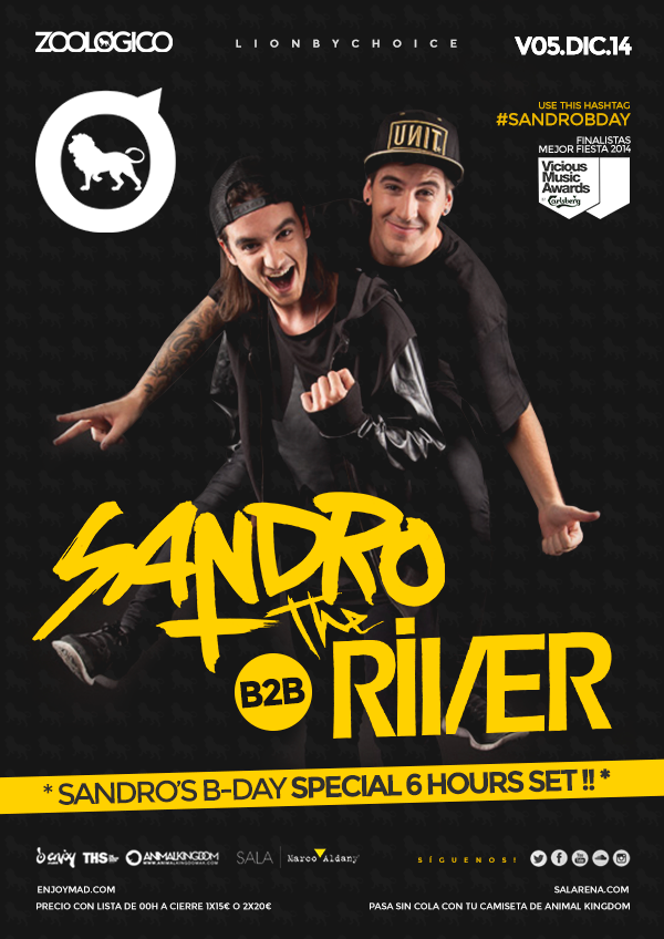 EnjoyMadTuriel's tweet photo. Locura el viernes! @sandro_avila B2B @TheRiverDj #SANDROBDAY #LISTAS_ZOO #FIESTA #MADRID #ZOOLOGICO
Listas 675817143 http://t.co/LY6QMK57Bw