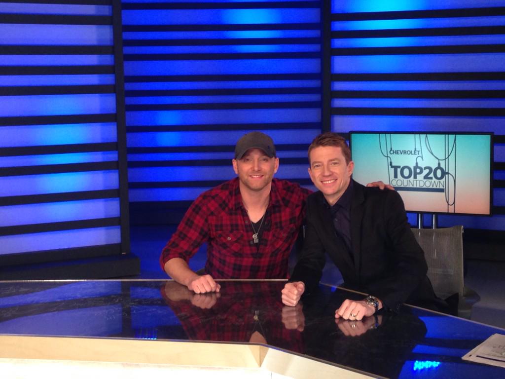 RedUmbrellaPR's tweet photo. Two peas in a Country pod @timhicksmusic @thepaulmcguire @CMTCanada #interviewmagic http://t.co/0TbCmXWd3r