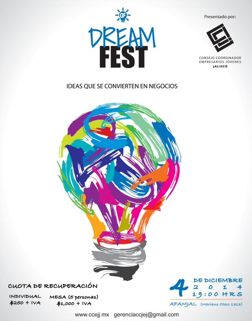 JEAFAMJAL's tweet photo. Estamos muy emocionados por ser los anfitriones de este primer #DreamFest va a estar sensacional!!@AfamJal @CCEJJ http://t.co/ywcIQeFlcm