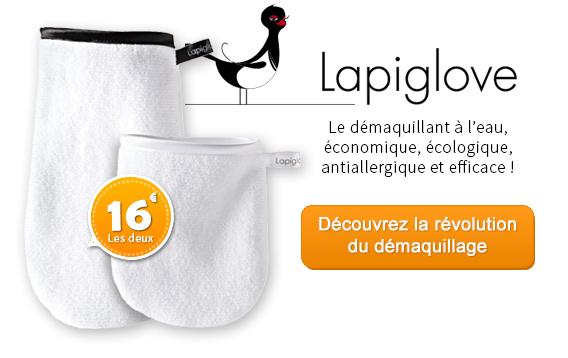 Lapiglove, le gant magique qui démaquille à l'eau!