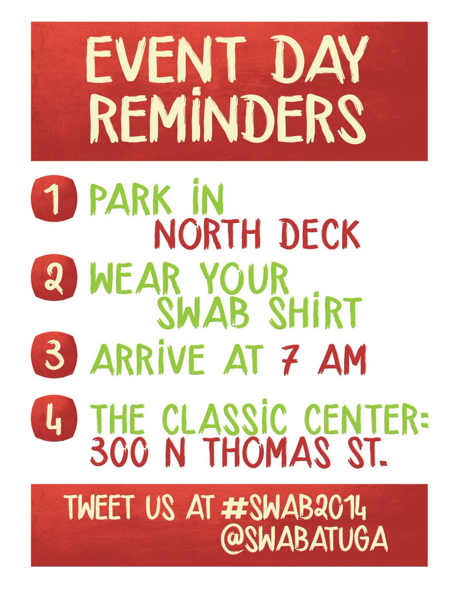swabuga's tweet photo. Here's our training day flyer! We're stoked for Saturday! #SWAB2014 #CountdownToSWAB http://t.co/7no1y8xurh