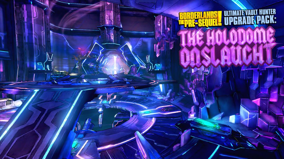 Borderlands's tweet photo. #ThePreSequel The Ultimate Vault Hunter Upgrade Pack: The #Holodome Onslaught, coming 12/16. http://t.co/zCQ6vZ4l2n http://t.co/GyqkMxw3jA